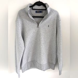 Polo Ralph Lauren Mens Quarter Zip Sweater Long Sleeve - Large